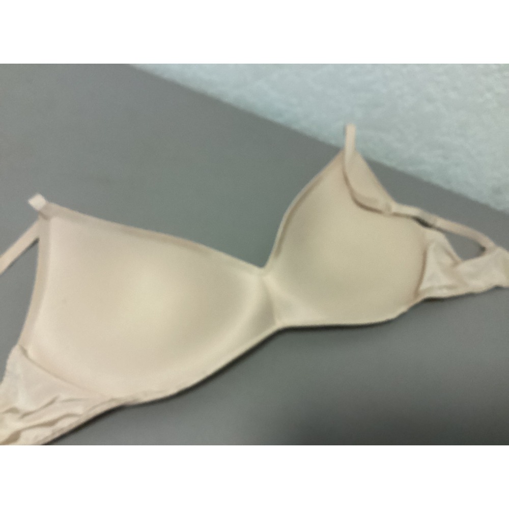Skims Wireless Padded Bra Womens 34D Beige Seamless Adjustable Straps - Picture 13 of 15